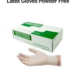 Disposable Latex Powder Free Gloves Medium 100 pieces