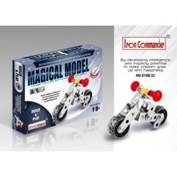 Iron Commander Meccano Style DIY Metal Motorcycle Model Construction Set Model: 816B-32