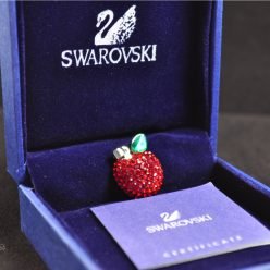 Swarovski Elements Crystal Red Apple Pendant