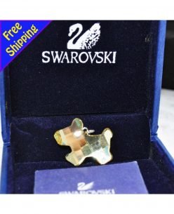 Swarovski Elements Crystal Little Golden Dog Pendant