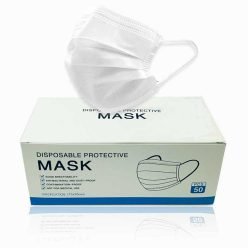 Disposable White Face Masks